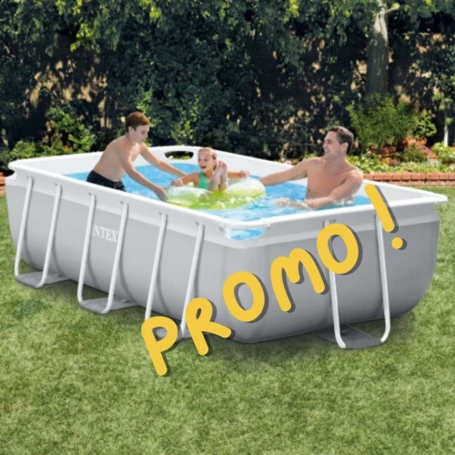 PISCINE  INTEX 3,00 X 1,75 X 0,80 M PRISM FRAME RECTANGULAIRE