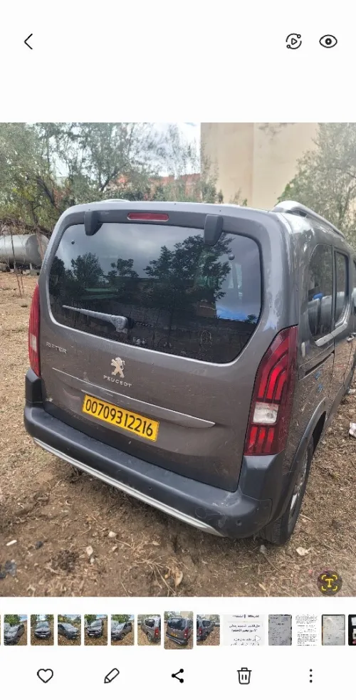Peugeot RIFTER AZAZGA 2022 1.6hdi la toute sauf le toit