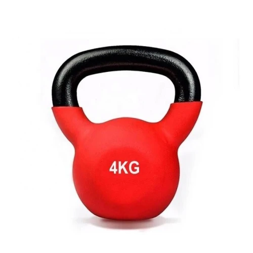 Kettlebell en fonte 04 kg avec revêtement en néoprène