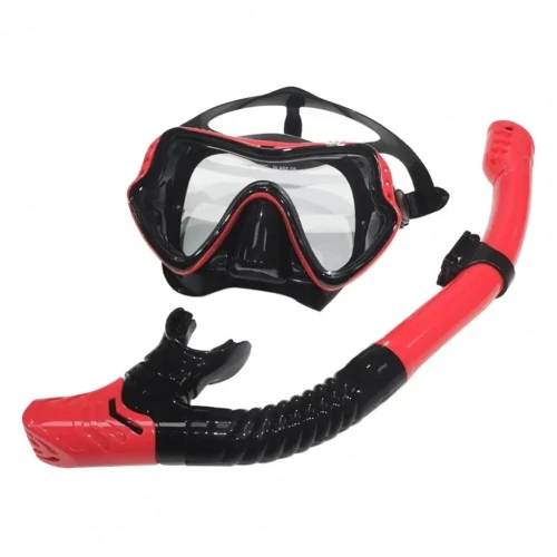 Lunettes de plongée & natation professionnelles en silicone anti-buée, séparation respiratoire