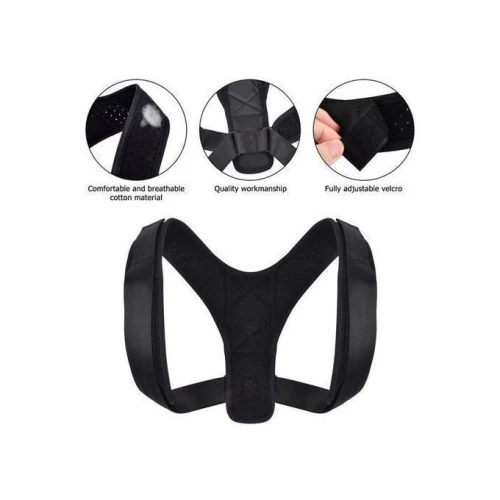 Ceinture Correcteur Posture Dos - Noir