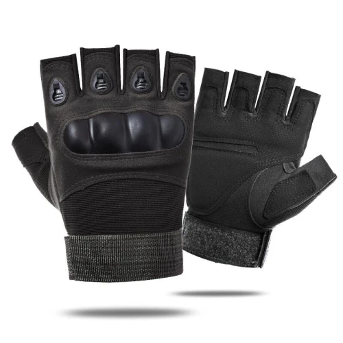 Gants tactiques à demi-doigt, pour Combat, chasse, tir, Paintball, sans doigts