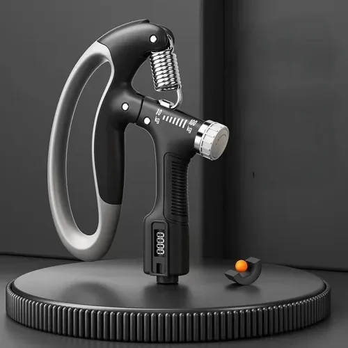 Pince de Force Reglable 10 kg jusqu'a 100 kg avec Compteur LCD  Poignée Fitness Mains & Doigts