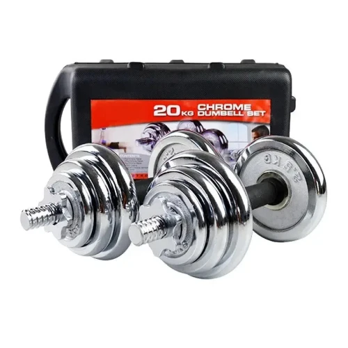 Ensemble d'haltères réglables électrolytiques 20kg