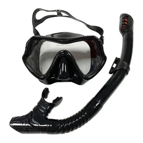Lunettes de plongée & natation professionnelles en silicone anti-buée, séparation respiratoire