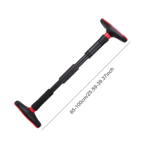 Barre de Porte de Traction Sans Vis, Réglable 65-100 cm, Musculation à Domicile