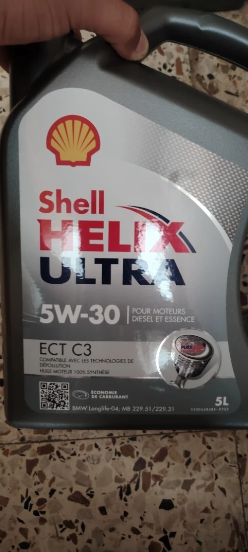 L'huile shell 5w30