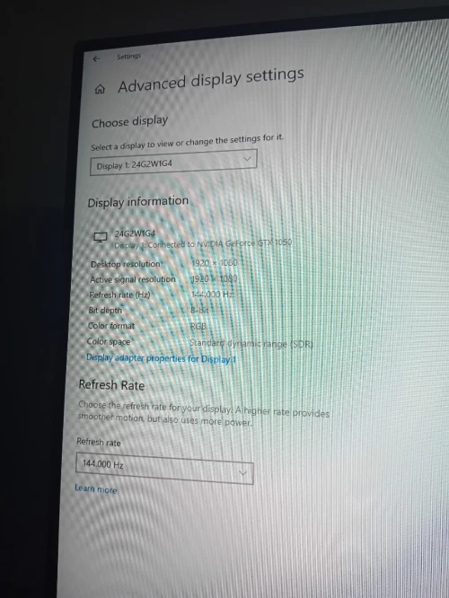 MONITOR AOC 24G2 FULL HD IPS 144Hz GAMING