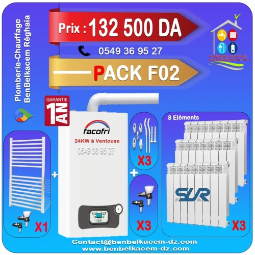Packs Chaudiere Avec Radiateur Baxi/immergas/Junkers