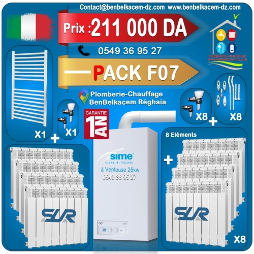 Packs Chaudiere Avec Radiateur Baxi/immergas/Junkers