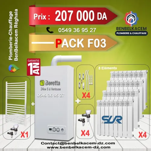 Packs Chaudiere Avec Radiateur Baxi/immergas/Junkers
