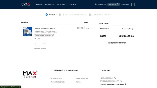 boutique en ligne site web e commerce wordpress + hébergement gratuit 