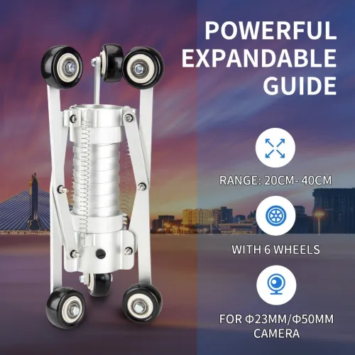 caméra 360 canalisation horizontale كمرة دوارة ( 360 درجة ) أنابيب الصرف الصحي 120متر