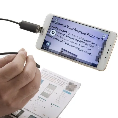 GROS Caméra Endoscopique 3.5 M Cable Rigid - 3 en 1 ( Type-C & Android & PC )