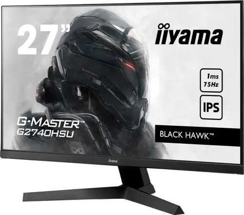 MONITEUR IIYAMA 27" 1920 x 1080 - 75 Hz -IPS 1 ms -16/9 - HDMI/DisplayPort-Haut-parleurs G2740HSU-B1