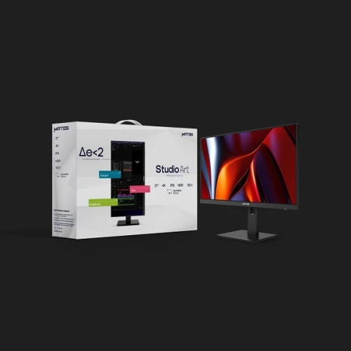 MATOS 27 STUDIO ART SA02 4K-IPS-HDR 400-DCI P3 98%-SRGB 100%-10BIT AJUSTABLE STAND HDMI