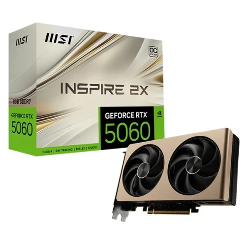RTX 5060 08GO GDDR7 MSI INSPIRE 2X OC TVD (7% POUR CEUX QUI VEULENT LACHETER SEULE)