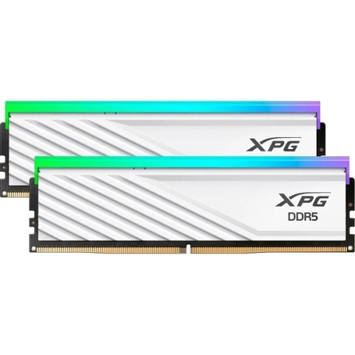 UDIMM DDR5 24GOX1 6000MHZ CL32 ADATA XPG LANCER BLADE WHITE RGB AX5U6000C3024G-DTLABRWH