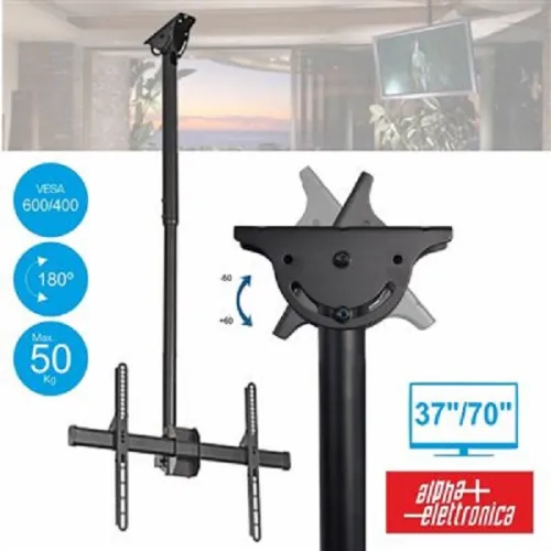 Support de TV ALPHA + ELETTRONICA SU3770 60 Ajustable  37  a 70  Capacite 50 kg