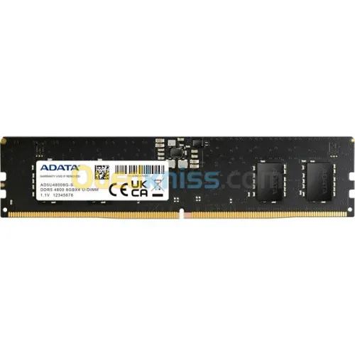 UDIMM DDR5 16GO 4800MHZ CL40 ADATA