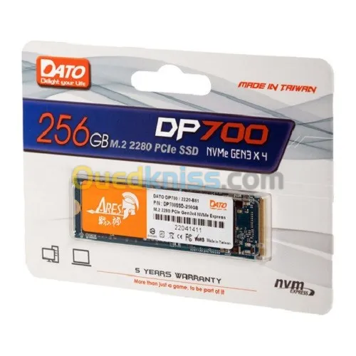 M.2 NVMe DP700 256GB Dato
