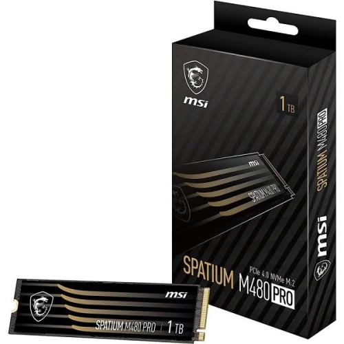 MSI SPATIUM 1TB M480 PCIE 4.0 NVME GEN4 7400/6000MBPS