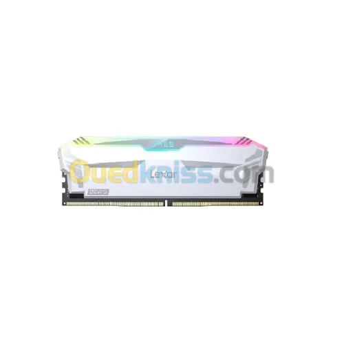 UDIMM DDR5 16GO 6400MHZ LEXAR ARES ARGB CL32 XMP 3.0 WHITE (LD5EU016G-R6400GDWA)