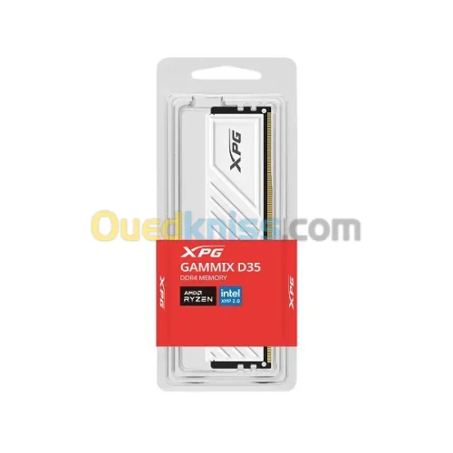 DDR4 16GO 3200MHZ CL16 ADATA XPG GAMMIX D35 WHITE