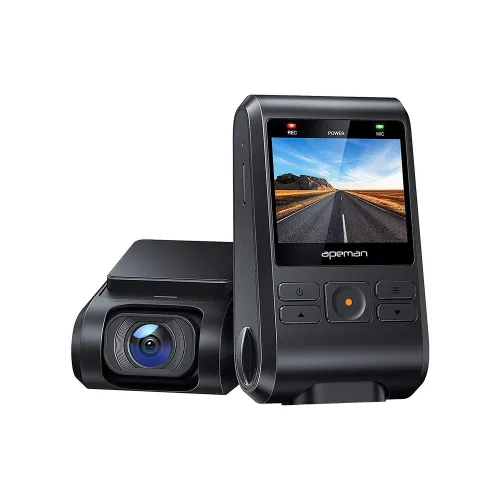DASH CAMERA 1080P FRONT VIEW 720P REAR C550 APEMAN