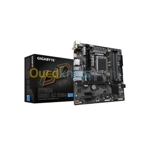 GIGABYTE B760M DS3H AX WIFI DDR4 ,PCIe 4.0 ,HDMI , DP mATX 