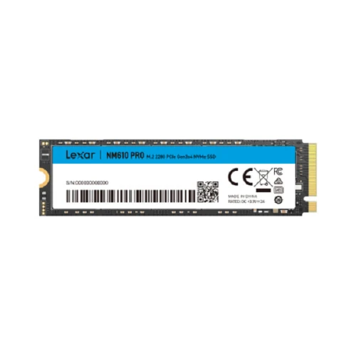 M.2 2280 PCIe 01TO LEXAR NM610 PCIe Gen3x4 NVMe 3300/3300MBPS