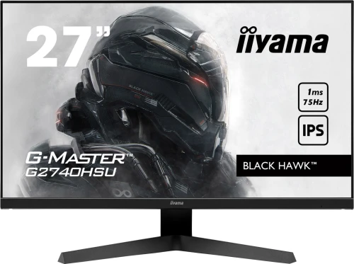 MONITEUR IIYAMA 27" 1920 x 1080 - 75 Hz -IPS 1 ms -16/9 - HDMI/DisplayPort-Haut-parleurs G2740HSU-B1
