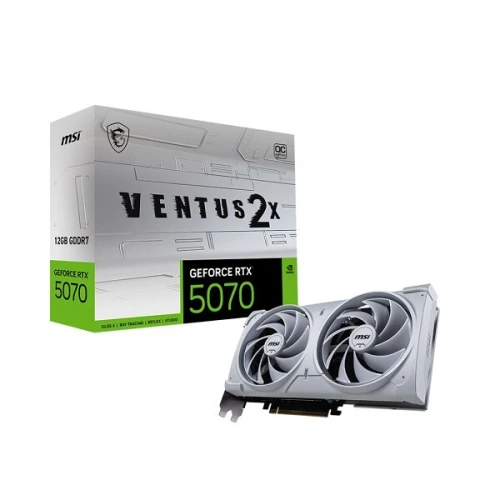 RTX 5070 12GO GDDR7 MSI VENTUS 2X OC WHITE EDITON TVD CONFIG (7% POUR CEUX QUI VEULENT LACHETER SEULE)