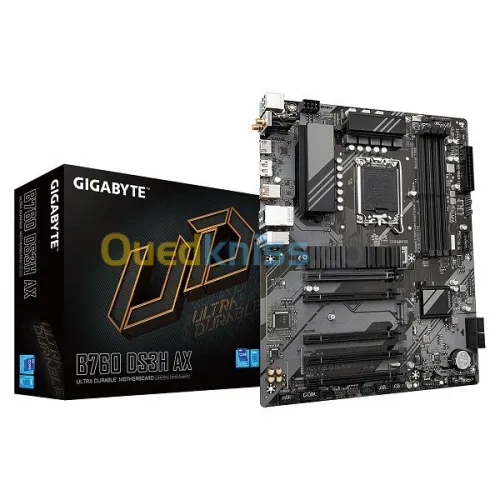 GIGABYTE B760 DS3H AX DDR5, WIFI 6E ,PCIe 4.0 ,HDMI