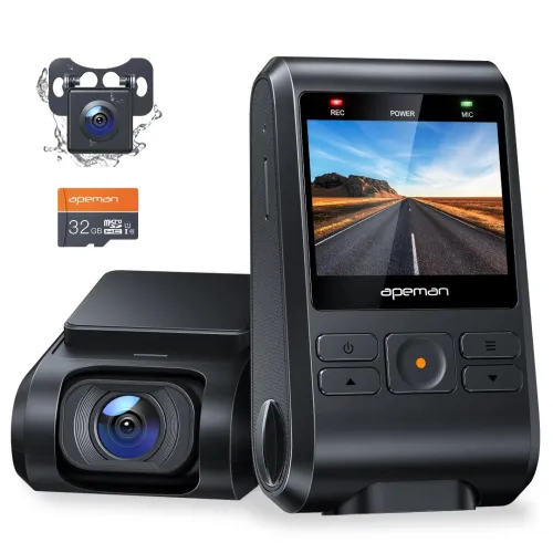 DASH CAMERA 1080P FRONT VIEW 720P REAR C550 APEMAN