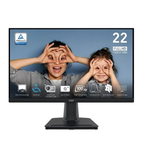 MSI MP225V 22 FHD VA 100HZ 1MS BLACK TVD