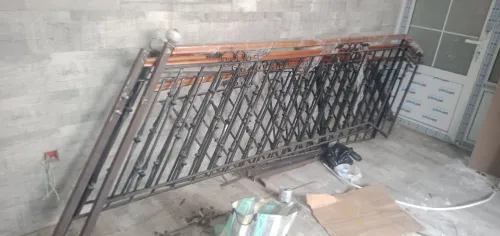 La rampe d'escalier