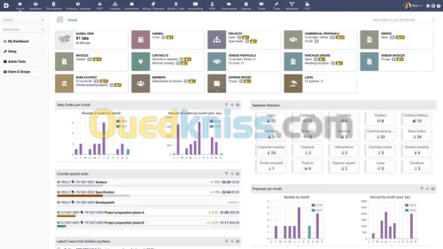 Solutions ERP/CRM avec Formation en Gestion d'Entreprise et Particulière