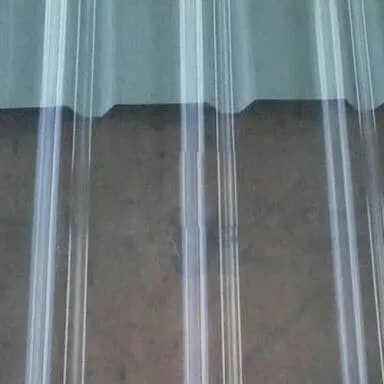 TOLE NERVURE TN40 prelaquée et translucide transparent
