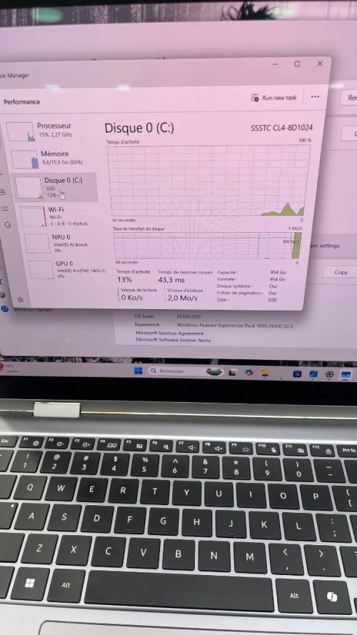 GALAXY BOOK 5 PRO Ultra 7 256V  16RAM 1TBSSD 16''  3K Dynamic AMOLED 2X 120Hz BATTERIE 100%
