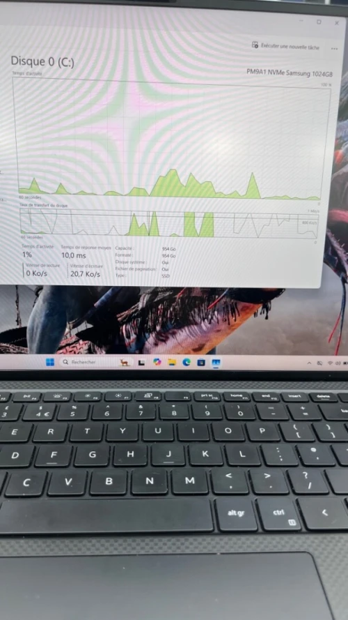 DELL XPS 15 9530 i7-13TH PROCESSEUR H 32RAM 1TB SSD RTX 4050 06GB DÉDIÉE