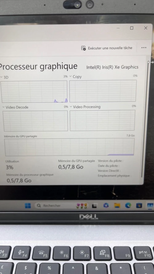 DELL LATITUDE 5440  I5-13TH 16RAM 256 SSD 14'' FHD BATTERIE + 3 HEURES INTEL IRIS XE ETAT 10/10 GARANTIE 06 MOIS A2-6