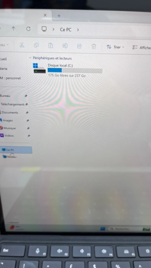 SURFACE PRO 9 I5-12TH 16RAM 256SSD IRIS XE BATTERIE +4 HEURES