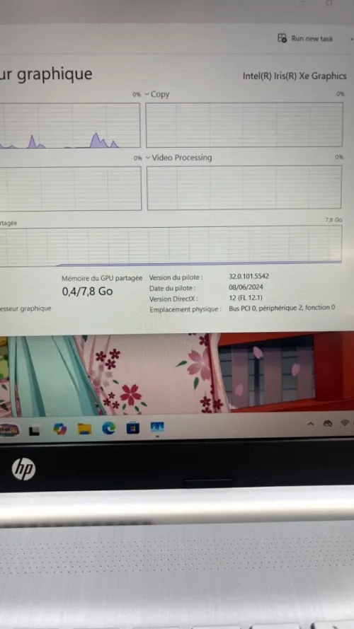 HP LAPTOP 15S I5-12TH 15.6'' 16RAM 512 SSD  IRIS XE BATTERIE +3 HEURES  