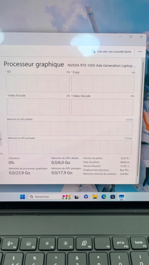 DELL PRECISION 5690 Ultra 7 165H 32RAM 512 SSD 16'' TACTILE 4K RTX A1000 06 GB DÉDIÉE BATTERIE +5 HEURES  ÉTAT 20/20 GARANTIE 06 MOIS A1-3