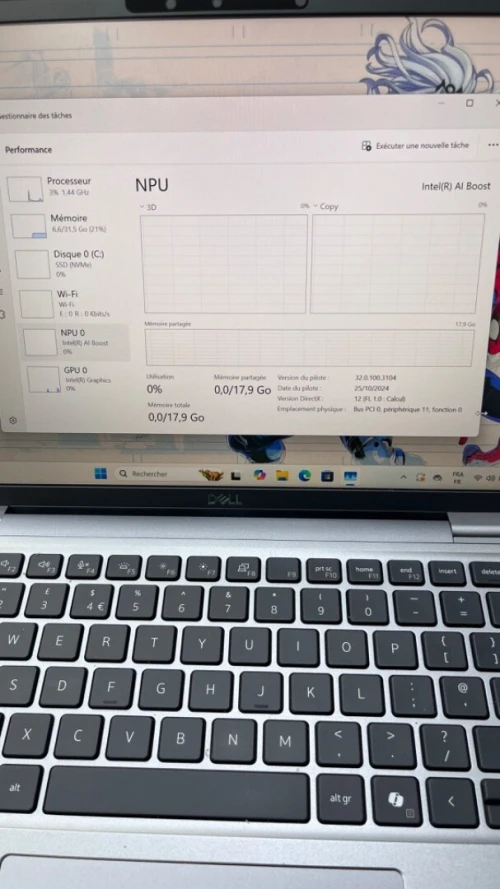 DELL LATITUDE 7450 14'' TACTILE  Ultra 7 165U 32RM 512SSD INTEL R GRAPHICS BATTERIE 100% NEUF