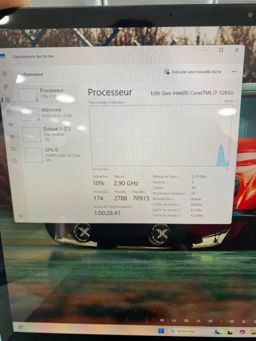 SURFACE LAPTOP 5  I7-12TH 15'' TACTILE 3K 32RAM  1TB SSD 