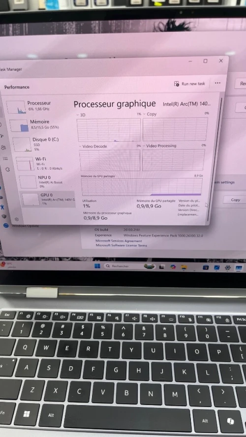 GALAXY BOOK 5 PRO Ultra 7 256V  16RAM 1TBSSD 16''  3K Dynamic AMOLED 2X 120Hz BATTERIE 100%