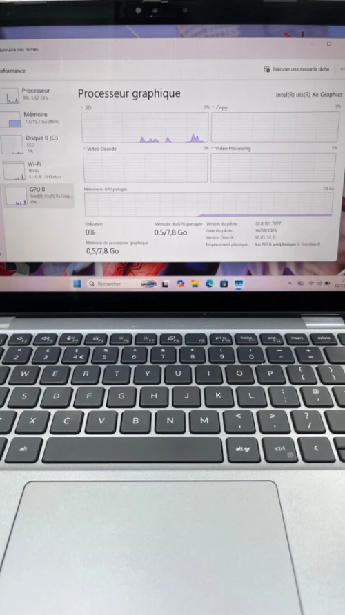 DELL LATITUDE 5340 X360 I5-13TH 16RAM 256SSD INTEL IRIS XE  BATTERIE 4HEURES