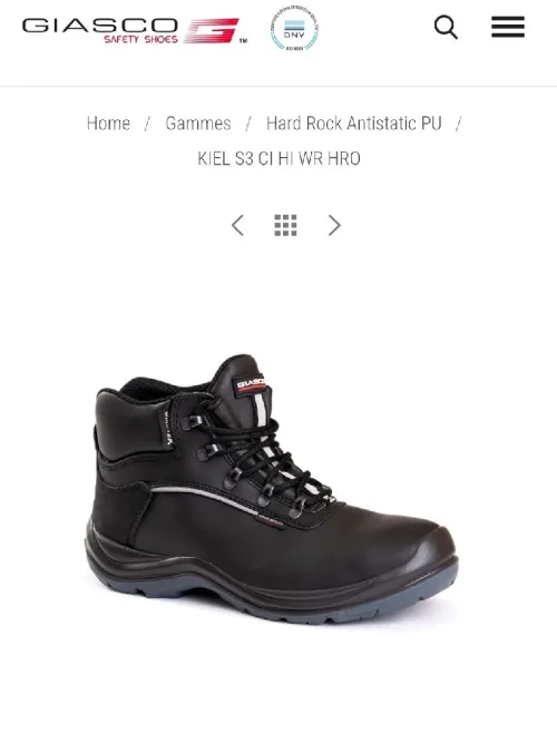 SOULIER SÉCURITÉ GIASCO P42 ET 41 